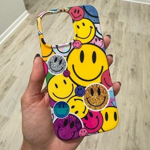 Casely All Smiles Smiley Face Sticker Case for iPhone 13 Pro